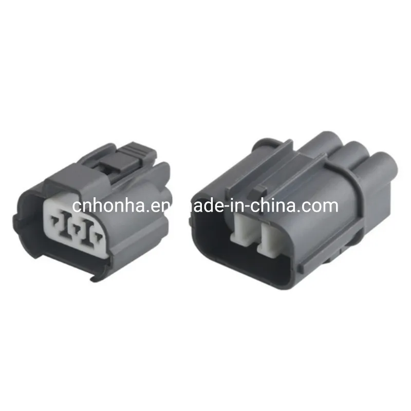 Plugue do dispositivo de nivelamento do farol do conector automático fêmea de 3 pinos à prova d'água 6189