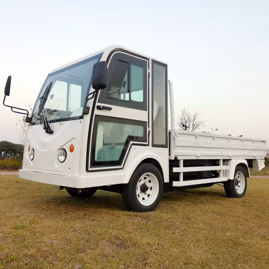 Bateria de lítio 72V Mini caminhão de carga elétrica de 2 toneladas com coleta plana para entrega de mercadorias